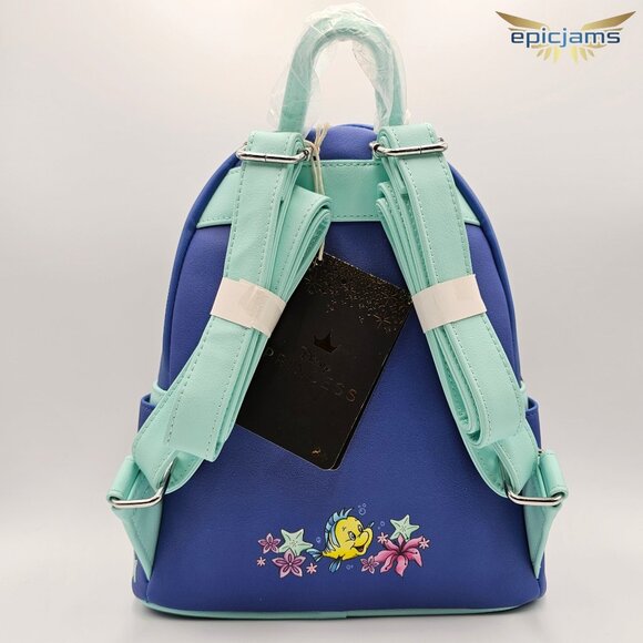 Loungefly Disney The Little Mermaid Under The Sea Mini Backpack - Picture 5 of 9